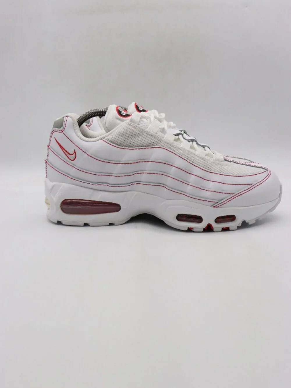 Nike Air Max 95 Men's Size 9.5 Big Bubble OG White University Red IB7936-100